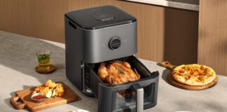 The new Xiaomi air fryer is extra-large and can steam-cook