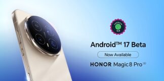 Honor Magic 8 Pro joins the Android 17 beta program
