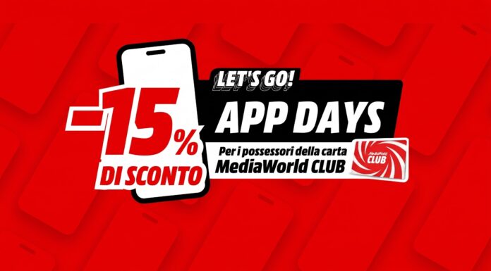 MediaWorld APP Days: 15% off thousands of products, only for the weekend!