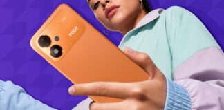 POCO M8 Power official, in bright orange and with an 8,000 mAh battery