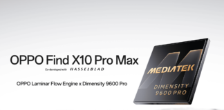 OPPO Find X10 Pro Max will be the first with Dimensity 9600 Pro and will launch outside China
