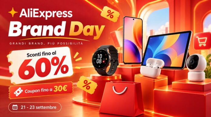 AliExpress, Brand Day promo returns: discounts up to 60% and coupons up to €30
