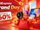 AliExpress, Brand Day promo returns: discounts up to 60% and coupons up to €30