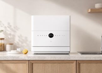 This Xiaomi mini dishwasher is also a cabinet, thanks to UV mode